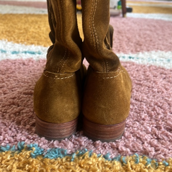 FRYE Cara Tall Boot Wheat Size 7 - Picture 5 of 15